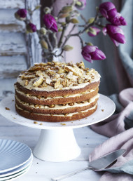 Caramel and Coffee Cake with Mascarpone and Honeycomb