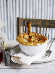 Braised Lamb Shank and Porcini Pies