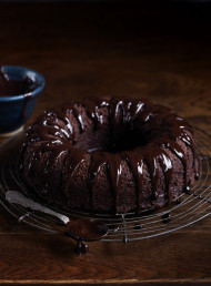 Chocolate and Guinness Bundt Cake with Chocolate Ganache