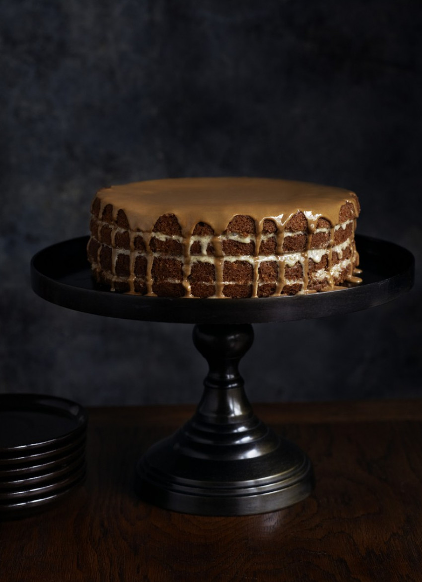 Coffee and Walnut Cake - Charlotte's Lively Kitchen