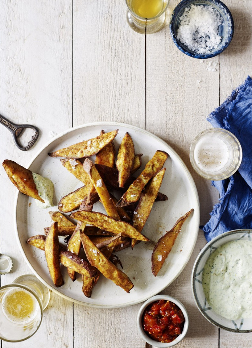 Feta, Sour Cream and Coriander Sauce