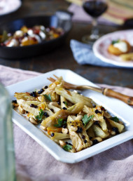 Sweet and Sour Fennel with Currants and Almonds