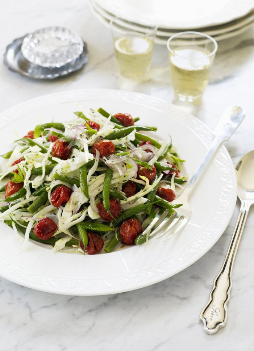 Green Bean and Fennel Salad with Tomato Raisins 