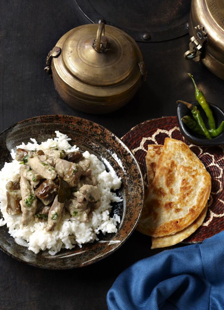 Thai Green Chicken and Eggplant Curry