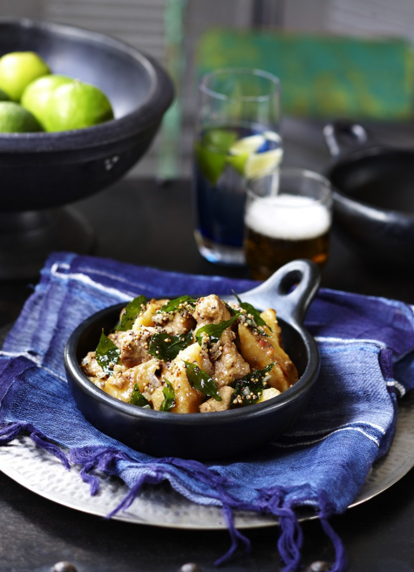 Burmese-Style Pork, Potato and Tamarind Curry