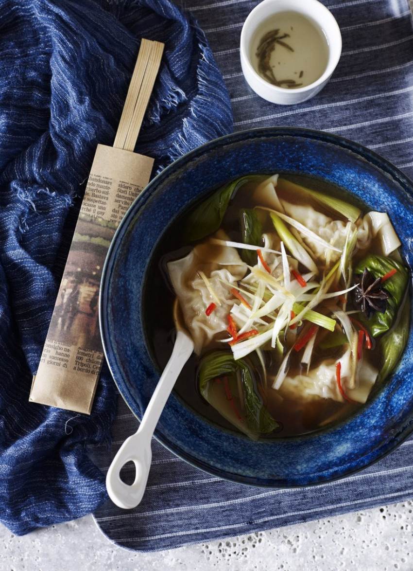 Pork and Prawn Wonton Soup 