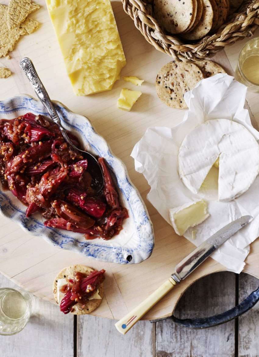 Rhubarb, Mustard Seed and Ginger Relish 