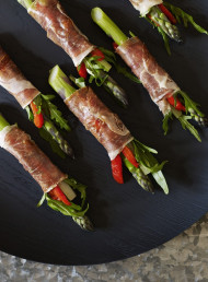 Serrano Ham and Asparagus Rolls
