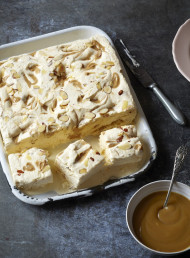 Toffee and Roasted Almond Semifreddo 