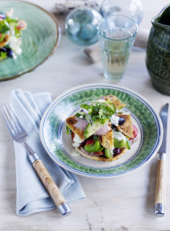 Duck Fattoush Salad with Yoghurt, Tahini and Mint Dressing