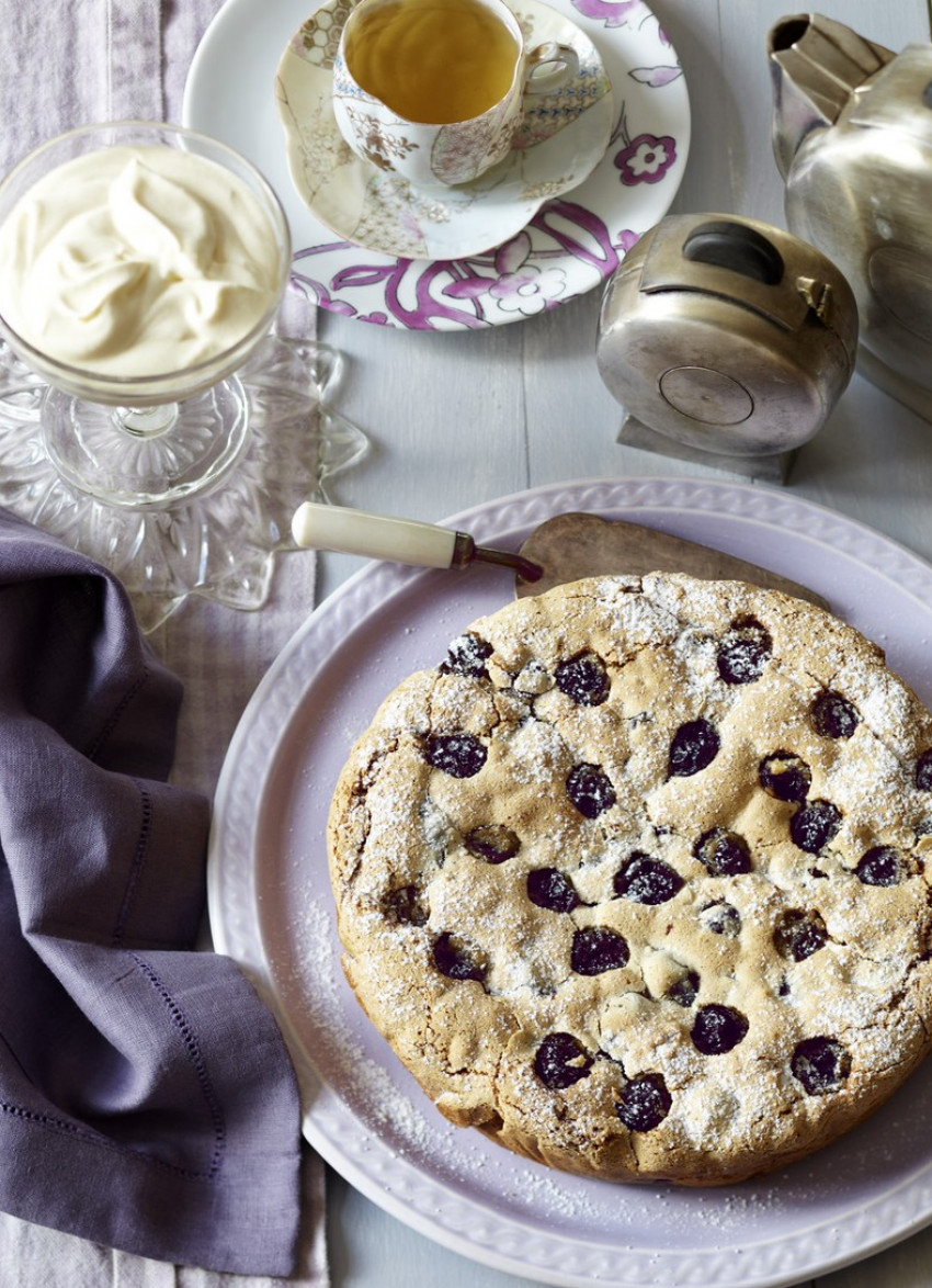 Cherry and Hazelnut Cake