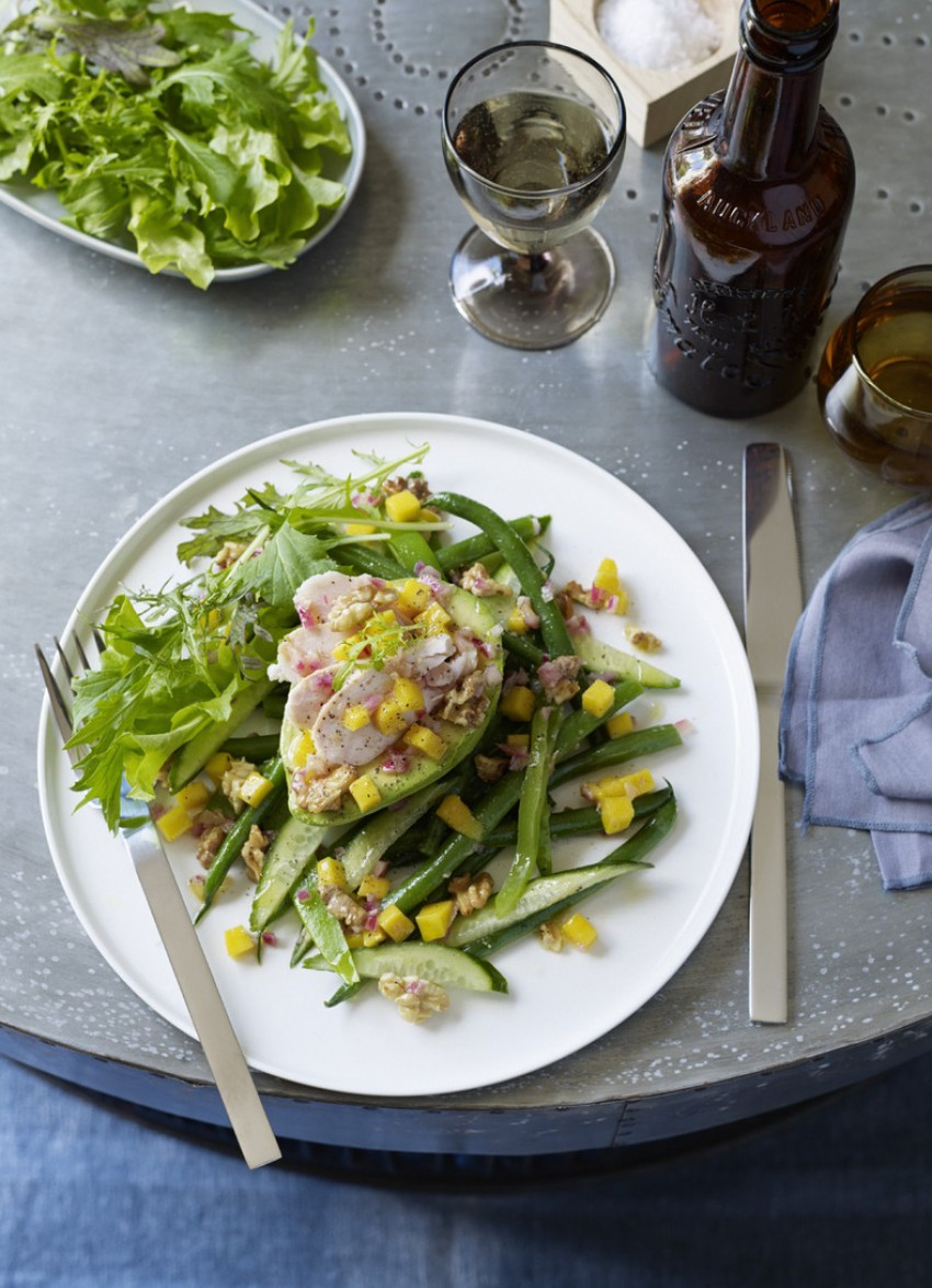 Smoked Chicken, Mango and Avocado Salad