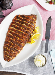 Baked Salmon with a Smoked Paprika and Rosemary Glaze