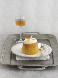 Steamed Candied Orange Puddings 