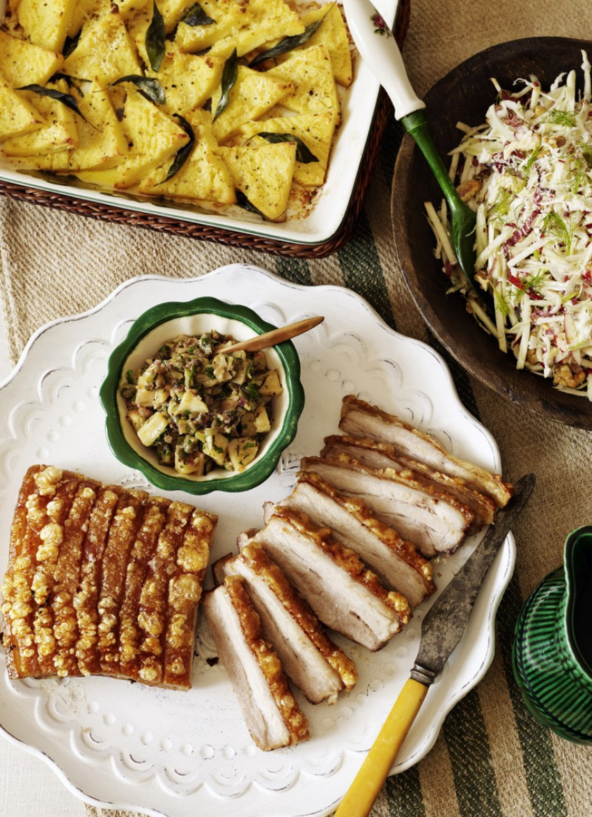 Fennel, Radicchio and Apple Salad with Red Wine Dressing