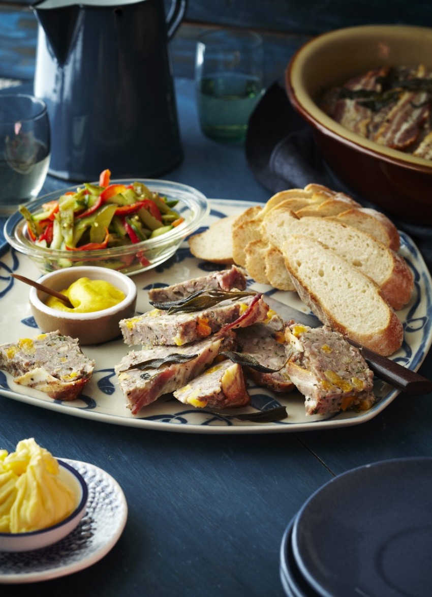 Pork, Apricot and Herb Terrine