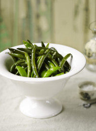 Green Bean and Two Pea Salad with Tarragon Dressing