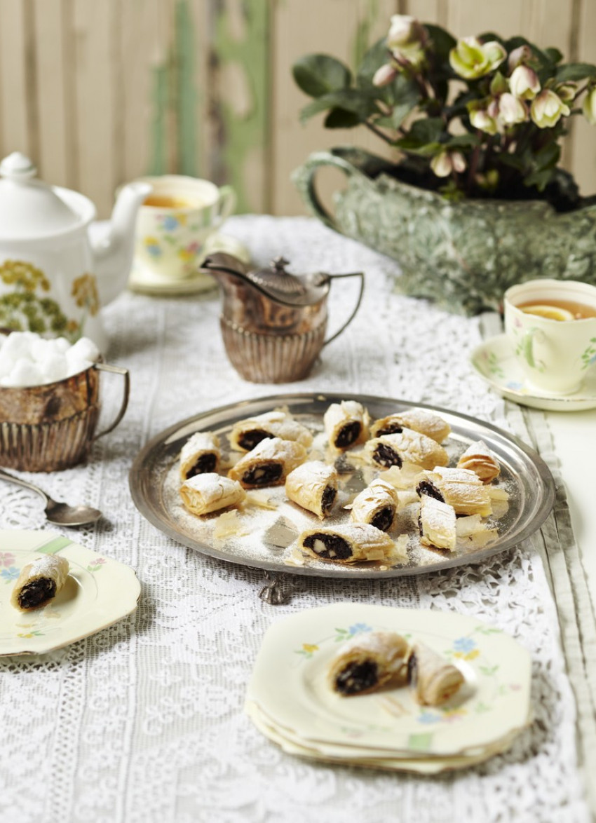 Spiced Chocolate, Almond and Cranberry Rolls