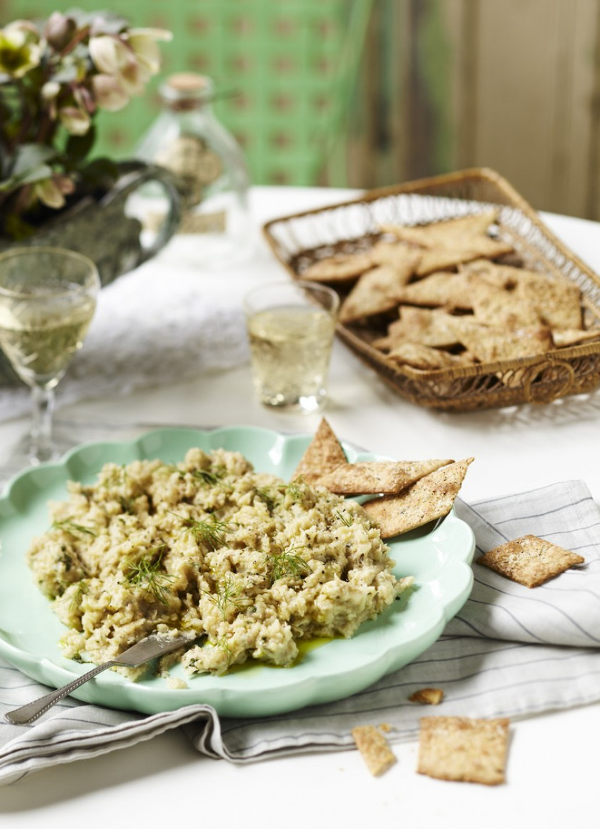 Rosemary and Parmesan Crackers