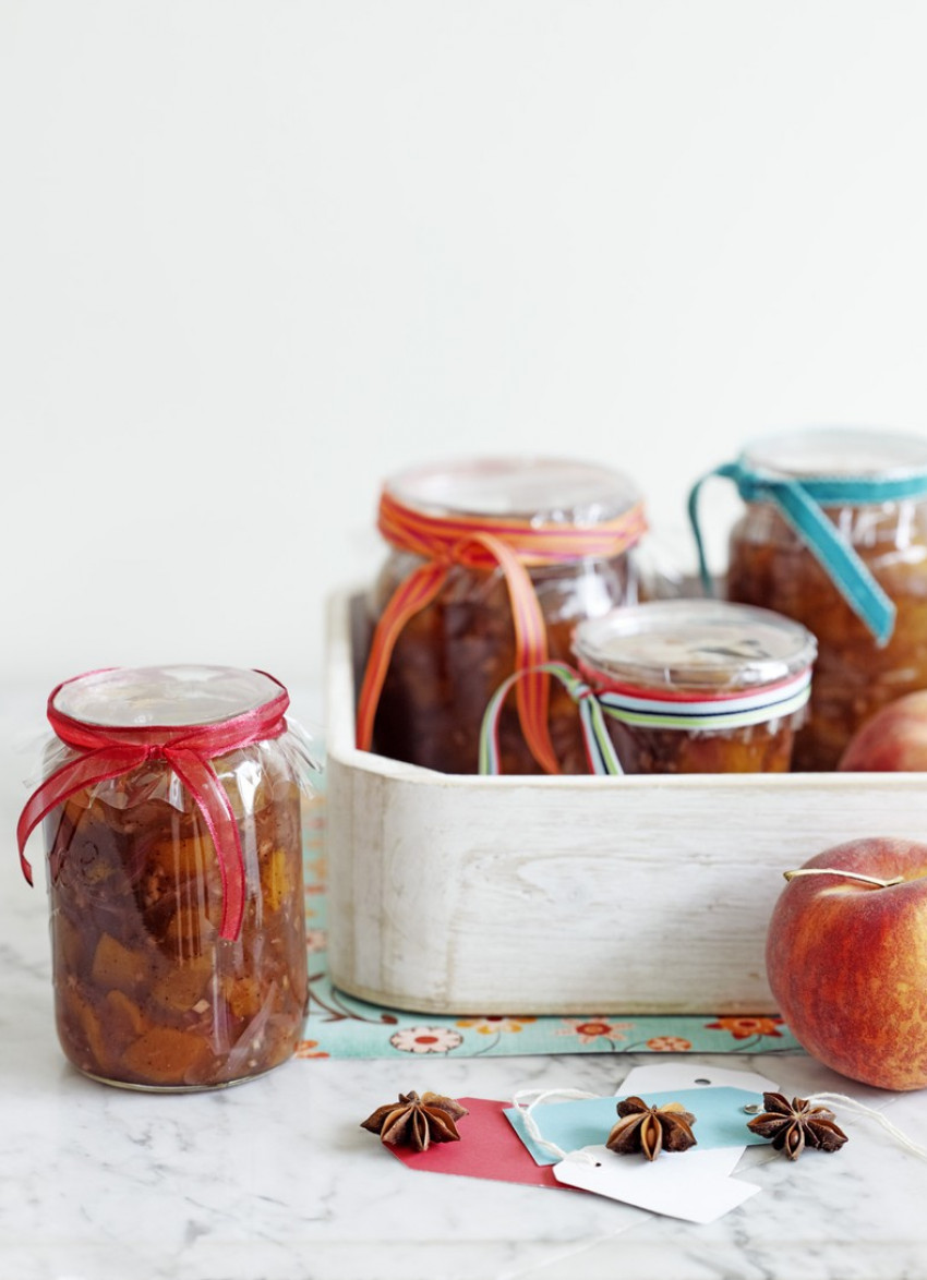 Spiced Peach Chutney