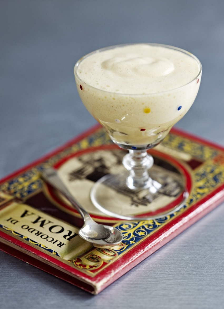 Zabaglione with Marsala Raisins