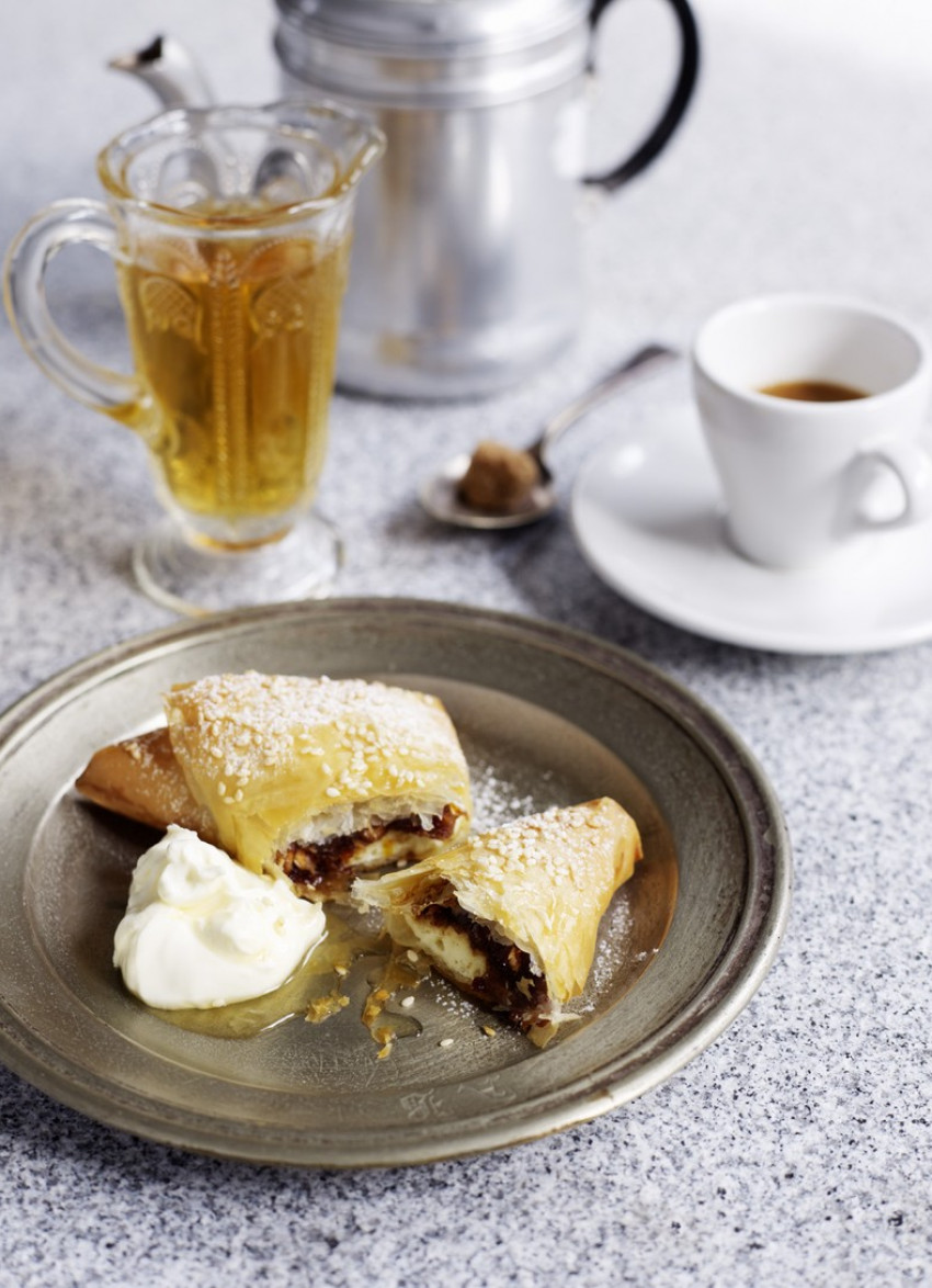 Date, Rum and Ricotta Strudels