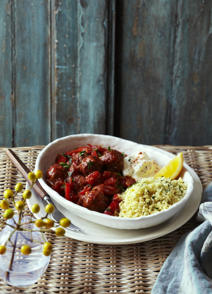 Lamb Kofta with Lemon Couscous