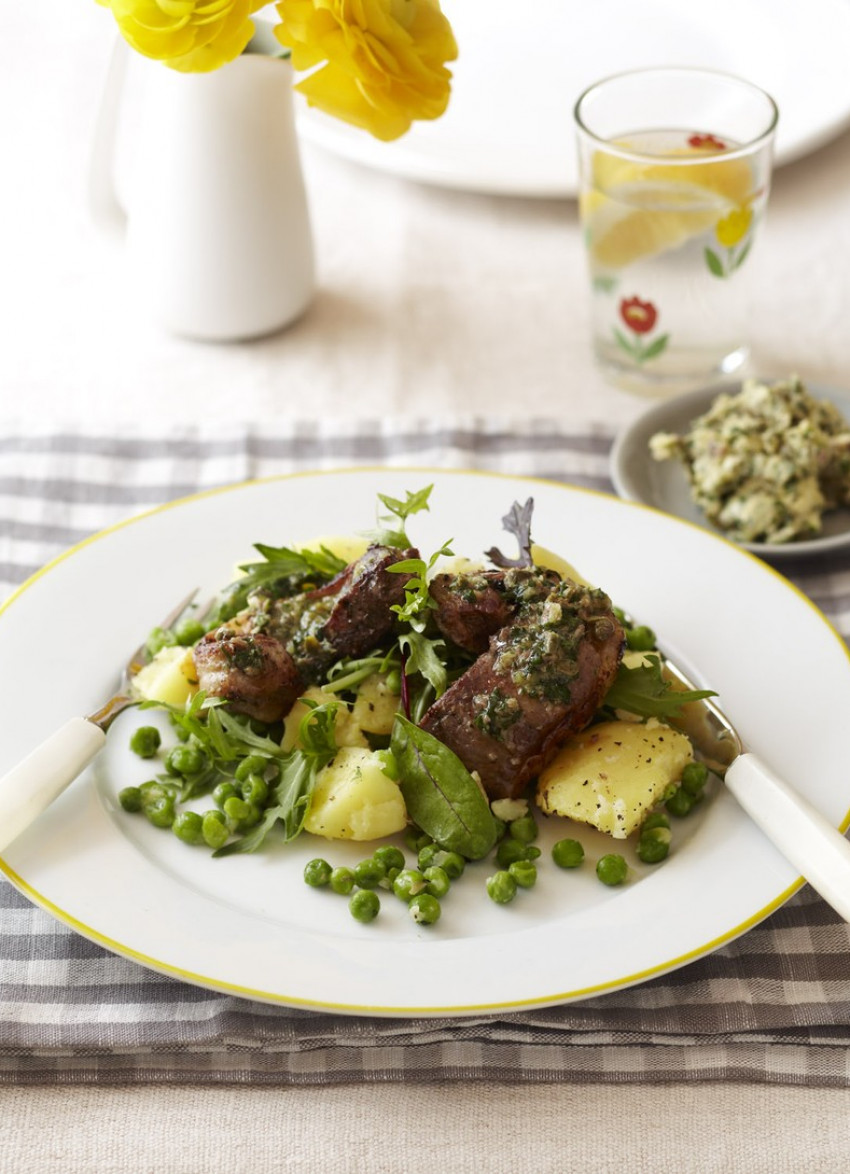 Lamb Loin Chops with Anchovy and Parsley Butter » Dish Magazine
