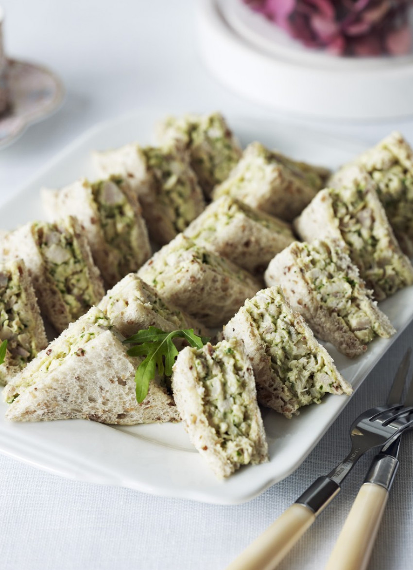 Chicken and Rocket Mayonnaise Sandwiches