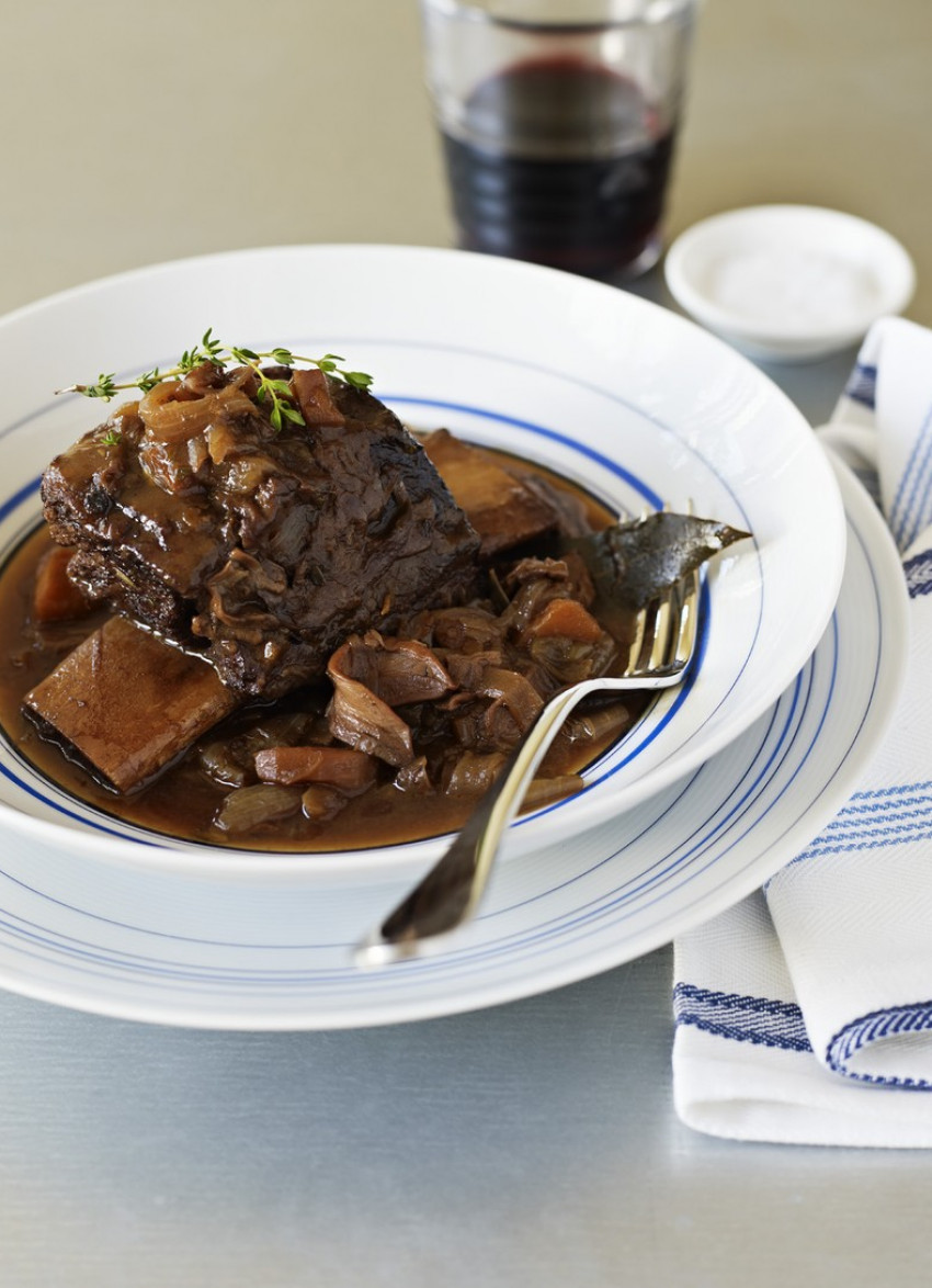 Beef Shortribs with Porcini Mushrooms
