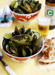 Indian Spiced Coconut Mussels