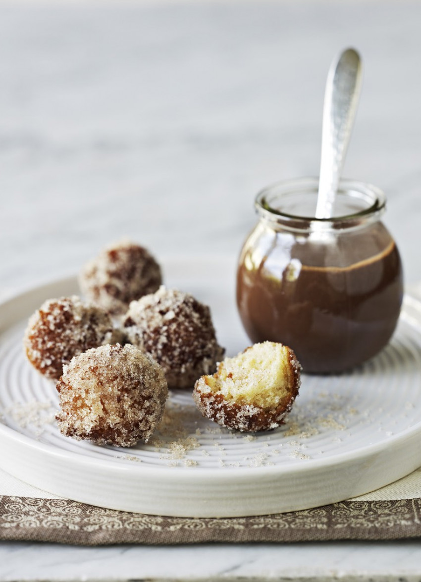Spanish Chocolate with Spiced Doughnuts