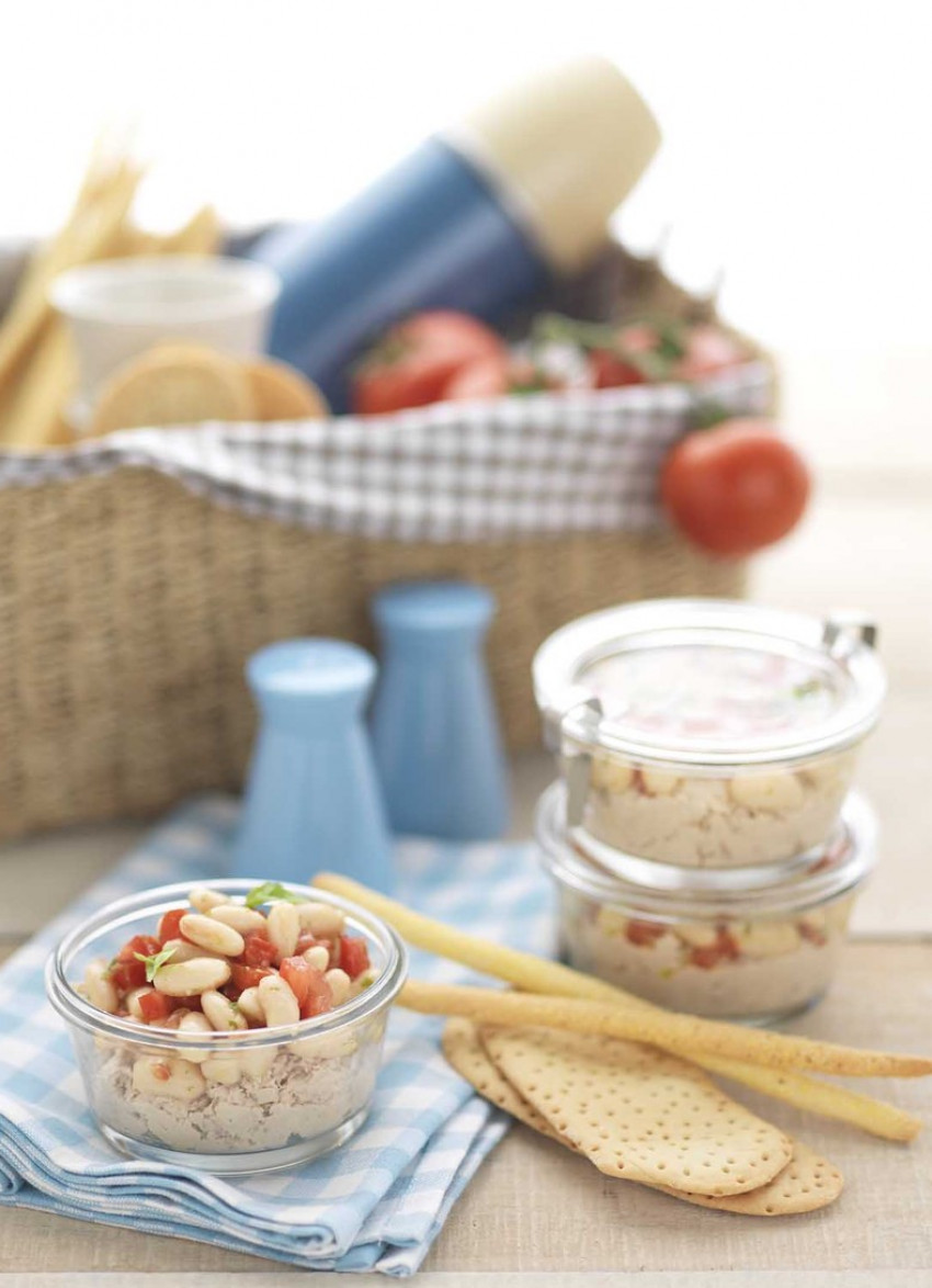 Tuna Pâté and White Bean Salad