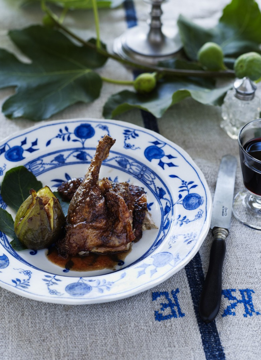 Moroccan Spiced Duck with Fig and Port Sauce