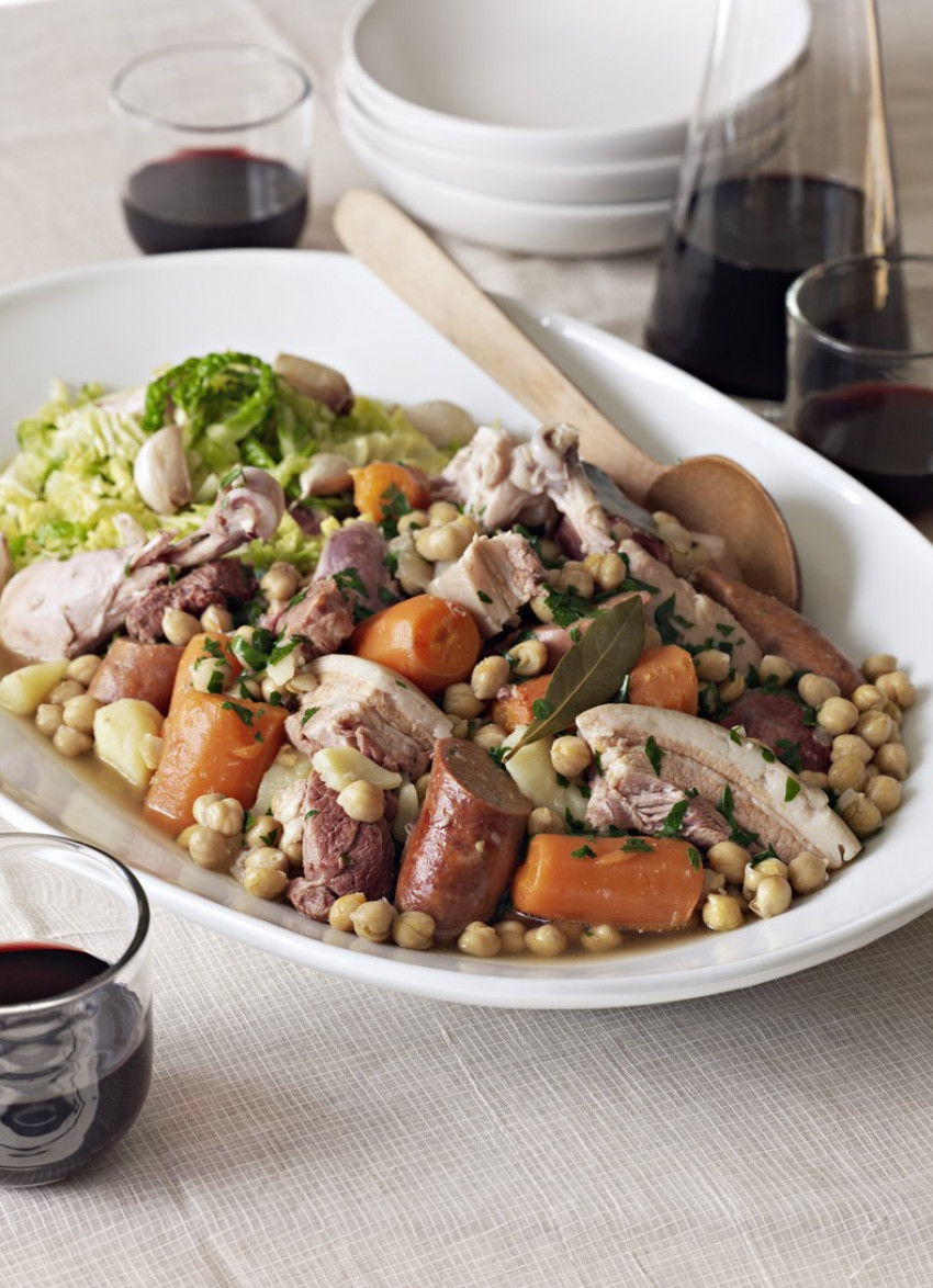 Cocido - Braised Mixed Meats and Chickpeas