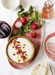 Whipped Feta and Yoghurt with Fresh Pomegranate 