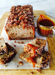 Banoffee Loaf with Anzac Crumble