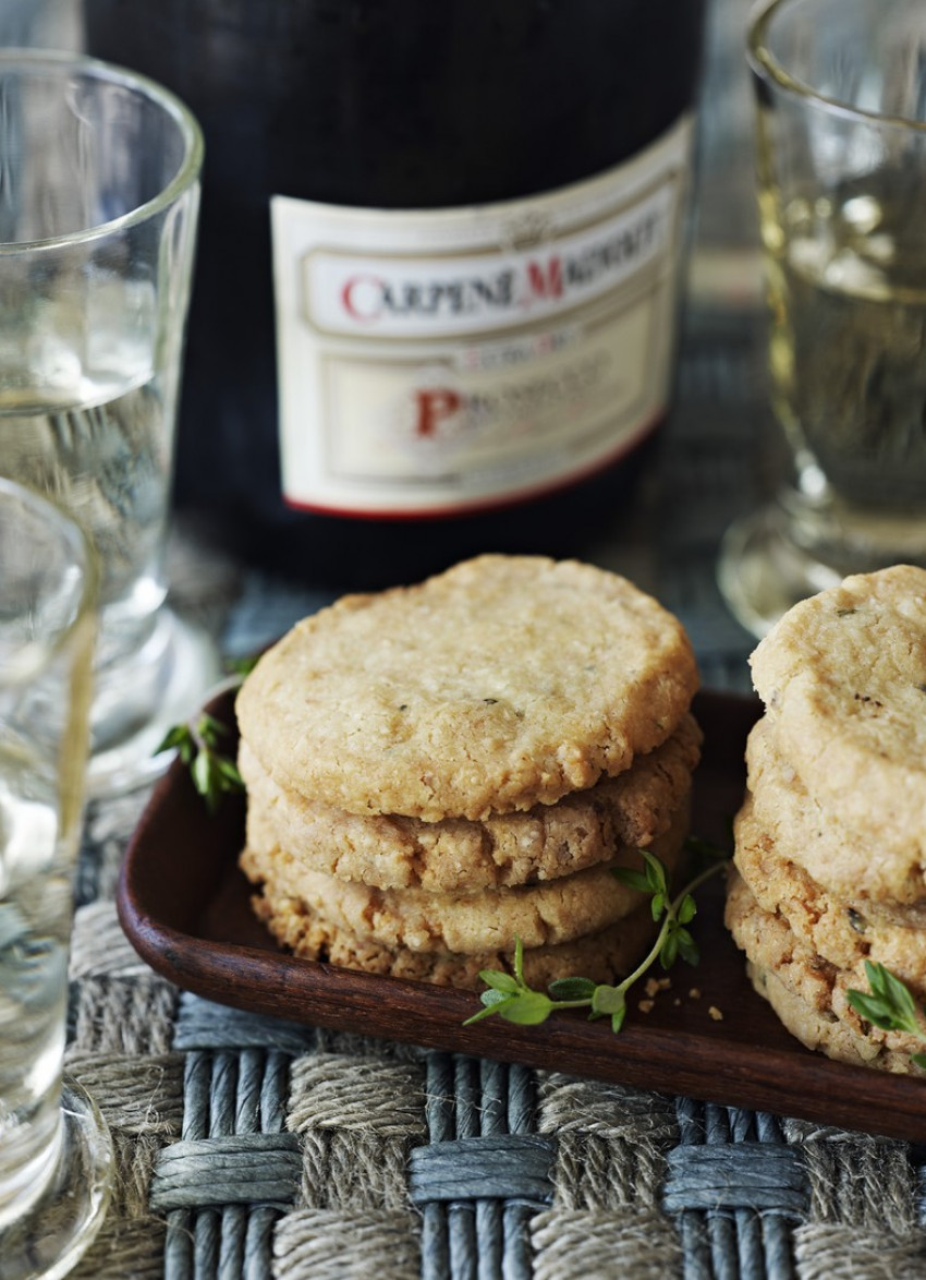 Macadamia and Blue Cheese Biscuits