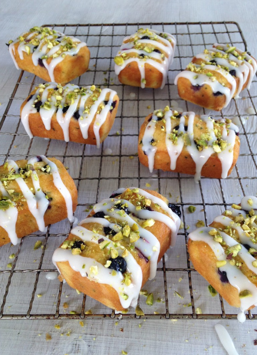 Blueberry, Lemon and Tarragon Cakes