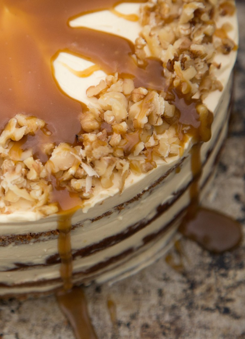 Ripe Deli's Salted Caramel Hummingbird Cake