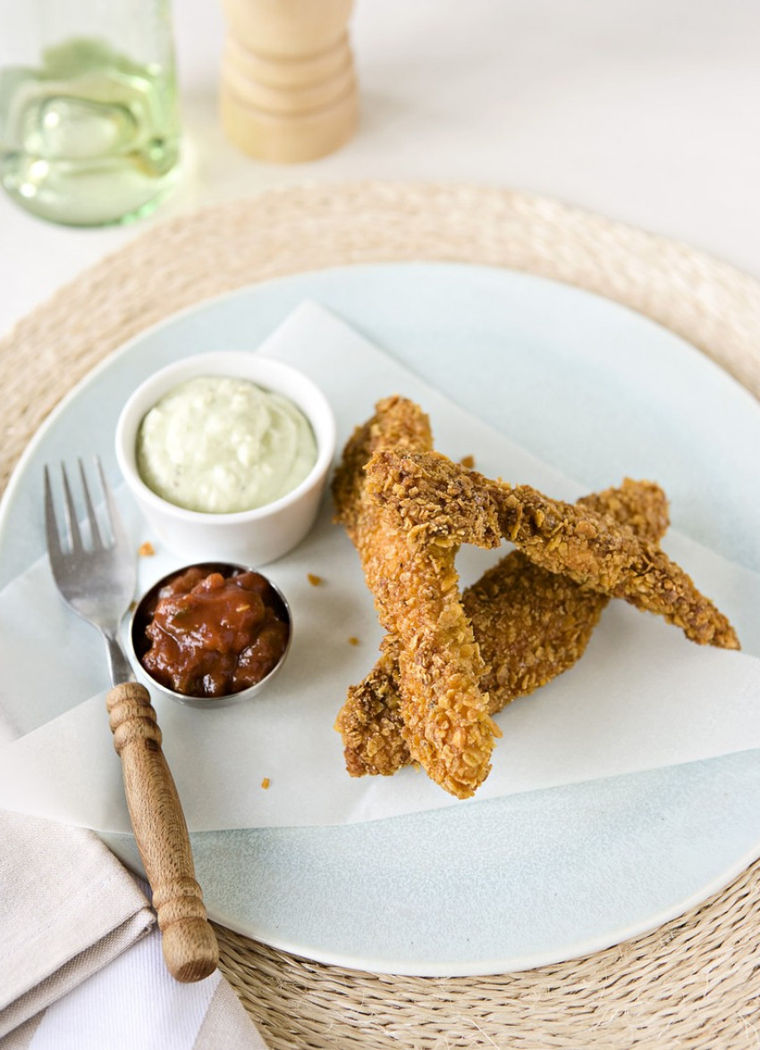 Crisp Tortilla Crumbed Chicken