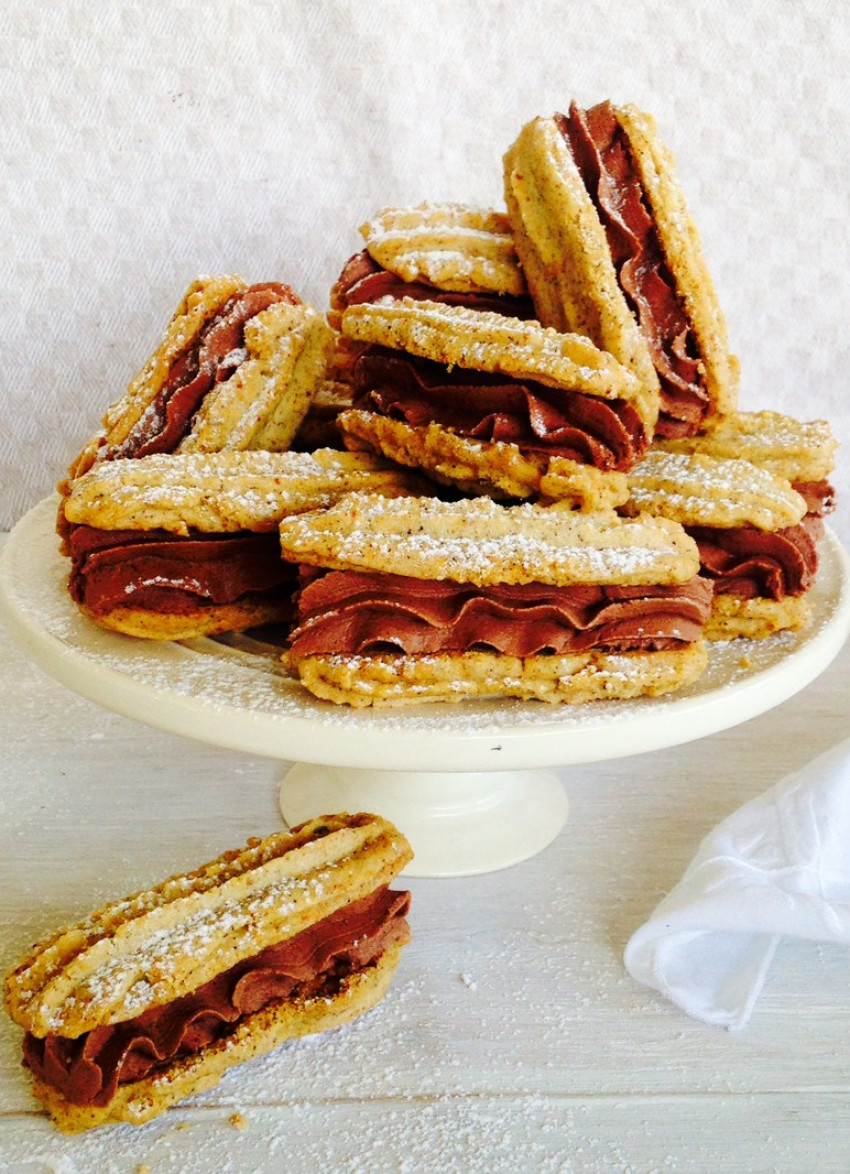 Coffee and Hazelnut Shortbread