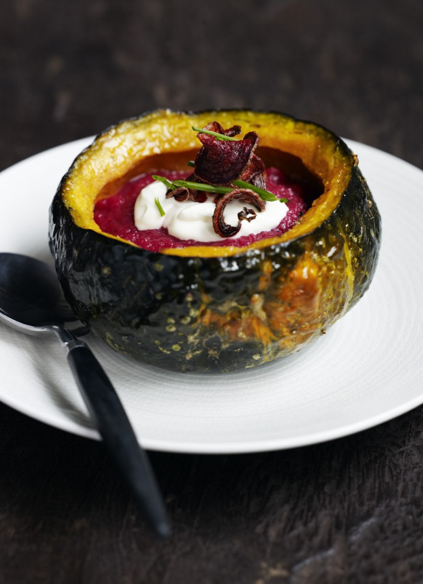 Roasted Beetroot, Parsnip and Apple Soup
