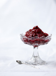 Roasted Strawberry and Rhubarb Compote