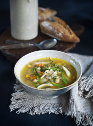 Chicken, Chickpea and Thyme Soup