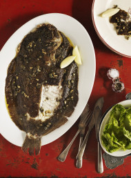 Brill with Capers and Brown Butter
