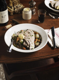 Braised Pork and Puy Lentils