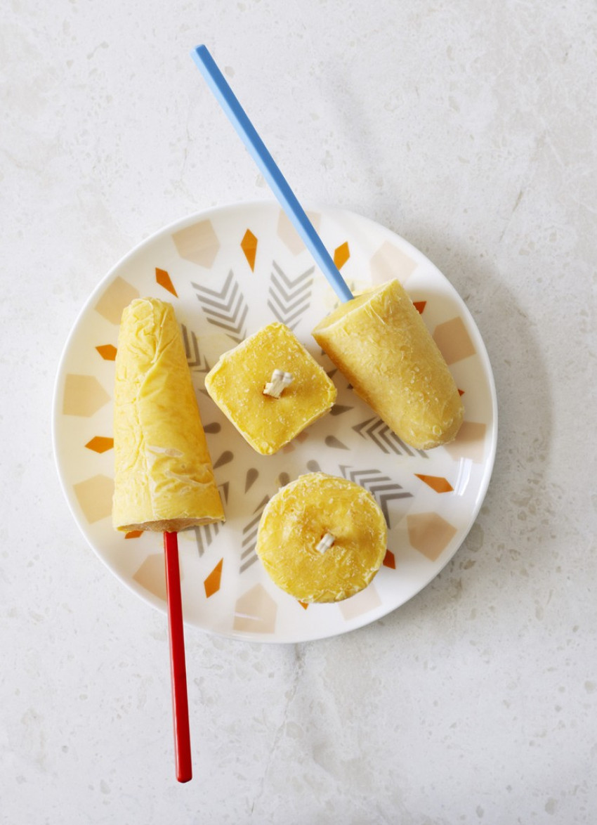 Mango Lassi Popsicles