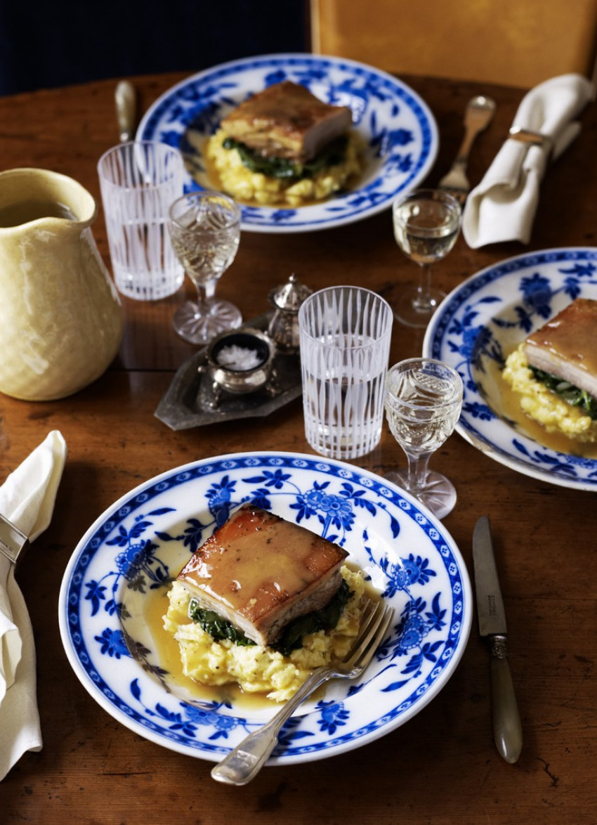 Cider and Honey Braised Pork Belly