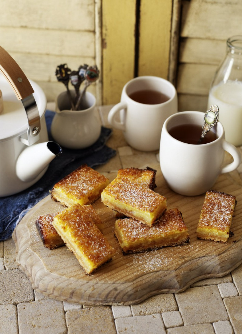 Sticky Lemon Shortbread